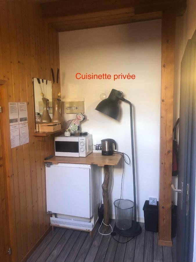 Logement Chez L'Habitant Etage Independant Grône Exterior foto